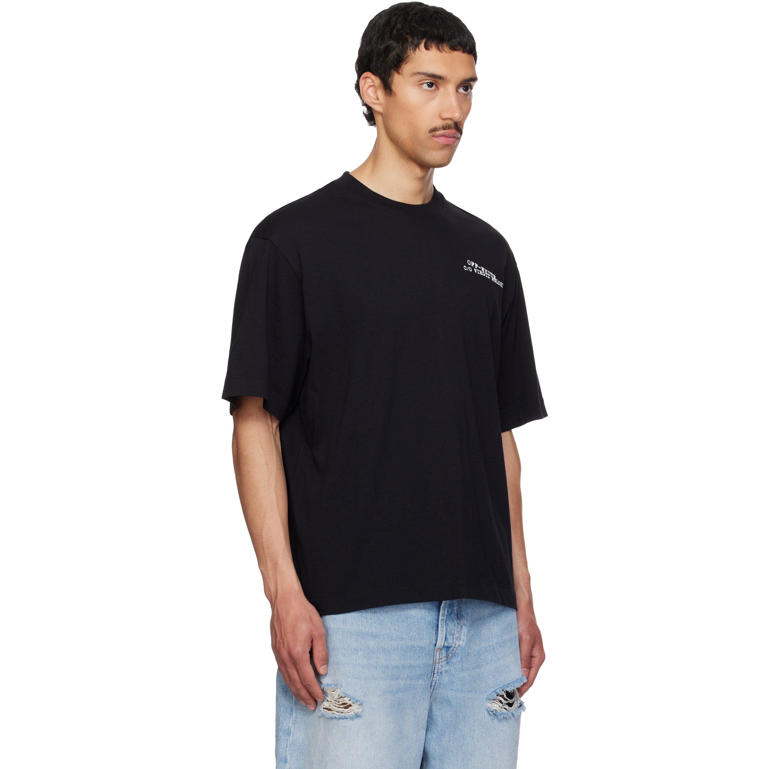 Black Type Machine Arrow Skate T-shirt