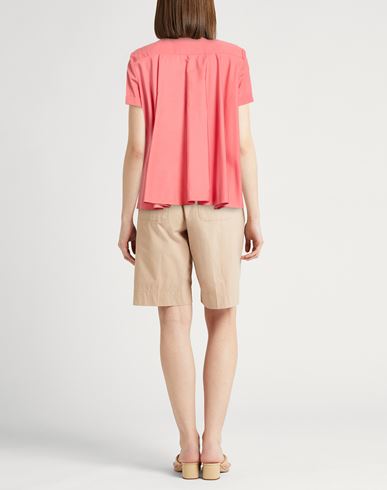 Woman Shirt Salmon pink Size 4 Cotton