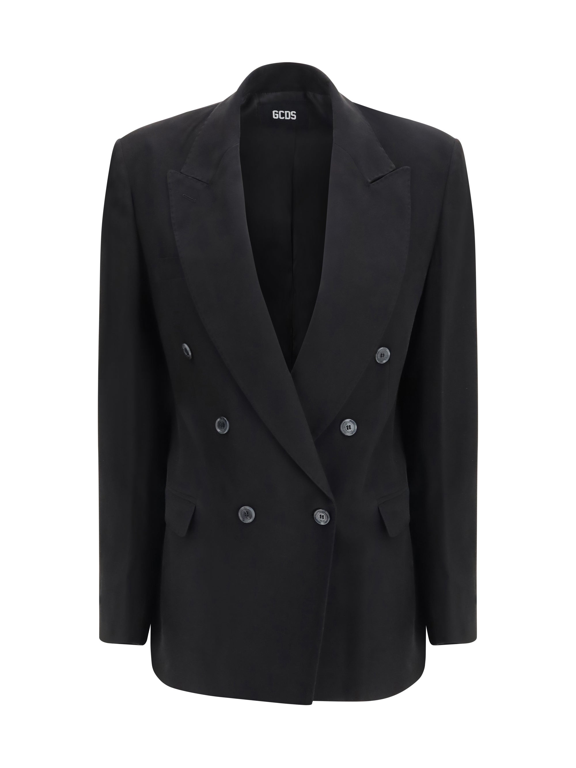 Double-Breasted Blazer — Black