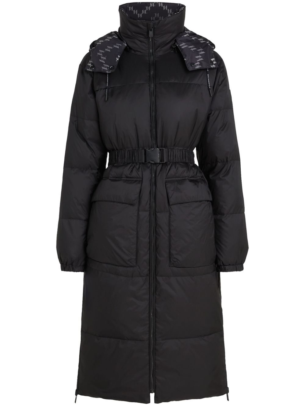 Reversible down coat - Black