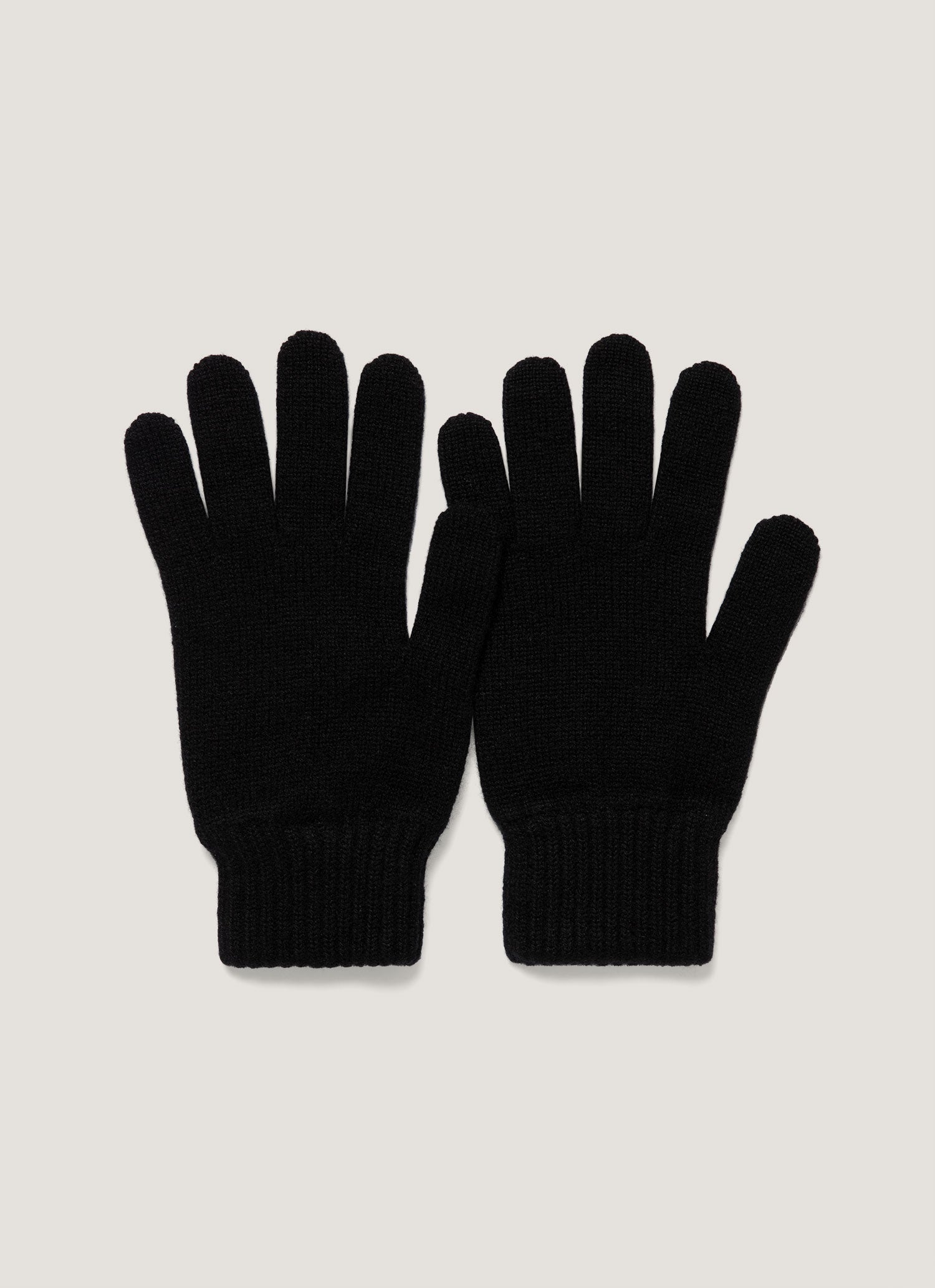 Cashmere Gloves in Black M/L