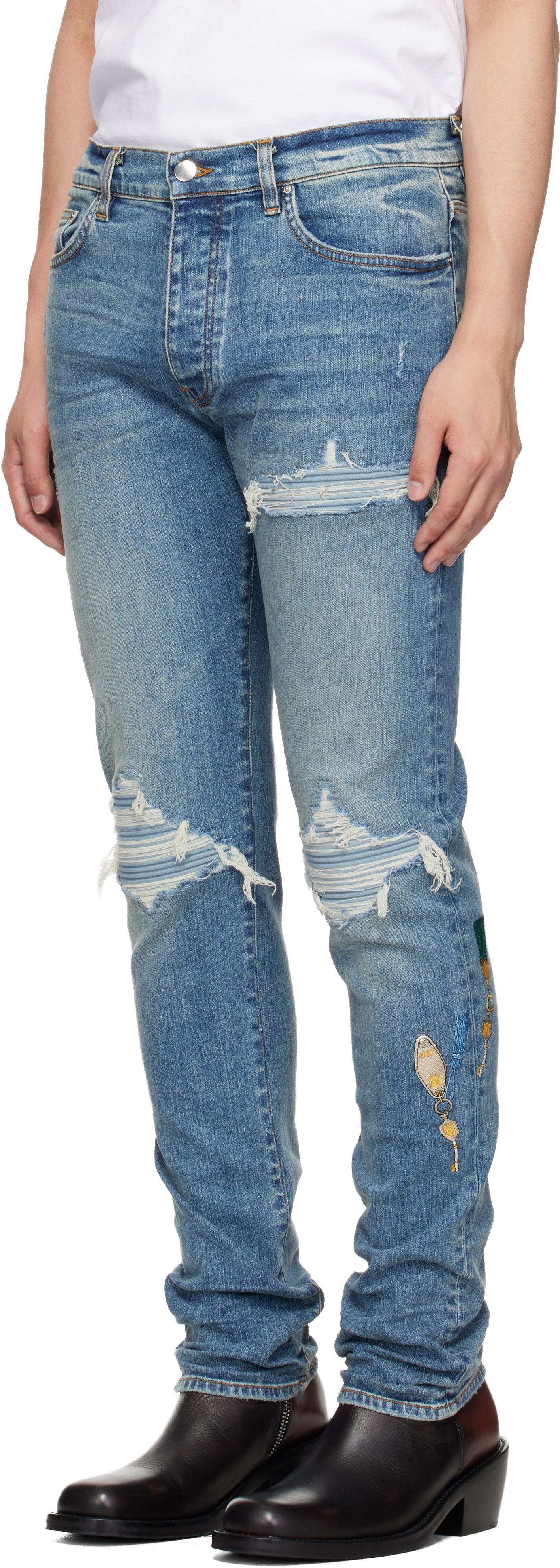 Blue 'Chateau Keys' MX1 Jeans