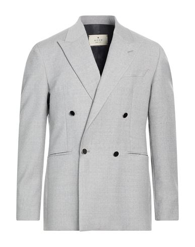Man Blazer Light grey Size 40 Virgin Wool, Elastane