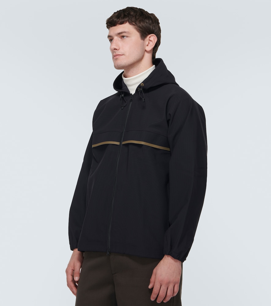 Hooded fleece jacket