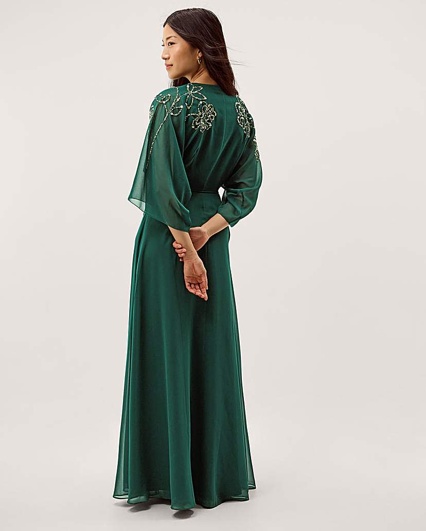 Monsoon Skyla Floral Maxi Wrap Dre