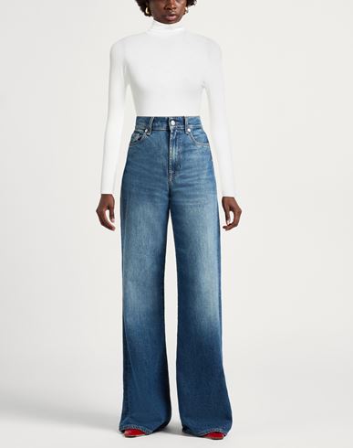 Woman Turtleneck White Size 8 Viscose, Elastane
