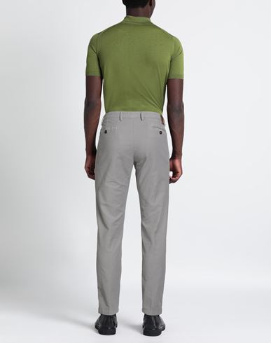 Man Pants Light grey Size 44 Cotton, Elastane