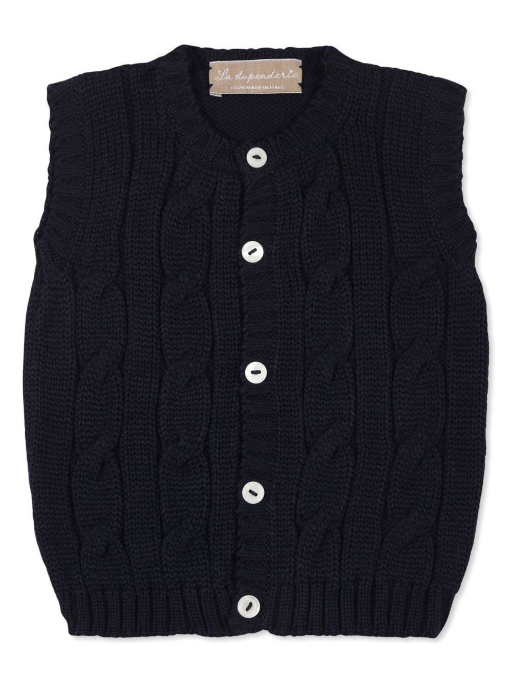 Cashmere vest - Blue