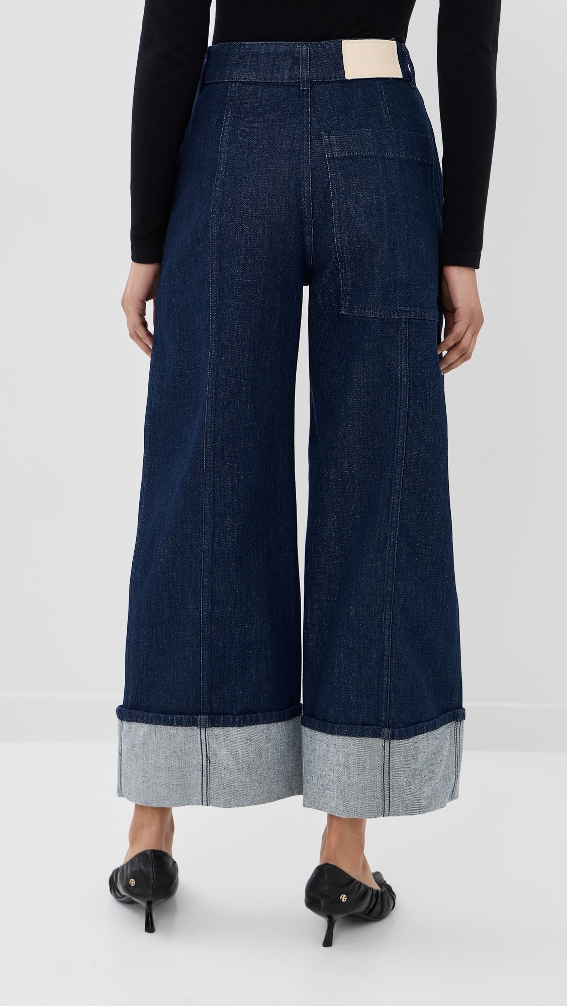 Denim Cuff Pants Rinsed