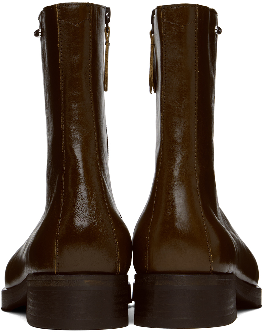 OUR LEGACY Brown Camion Boots