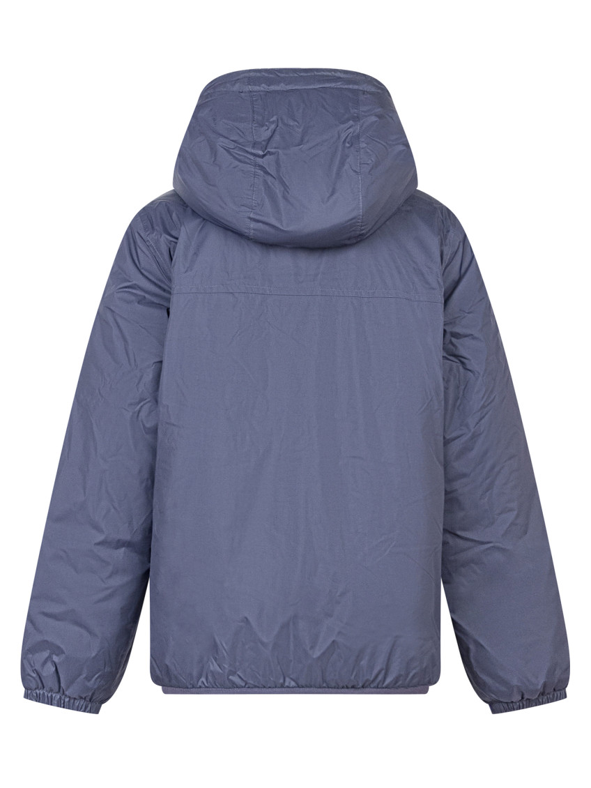 Kids Blue Solid Jacket