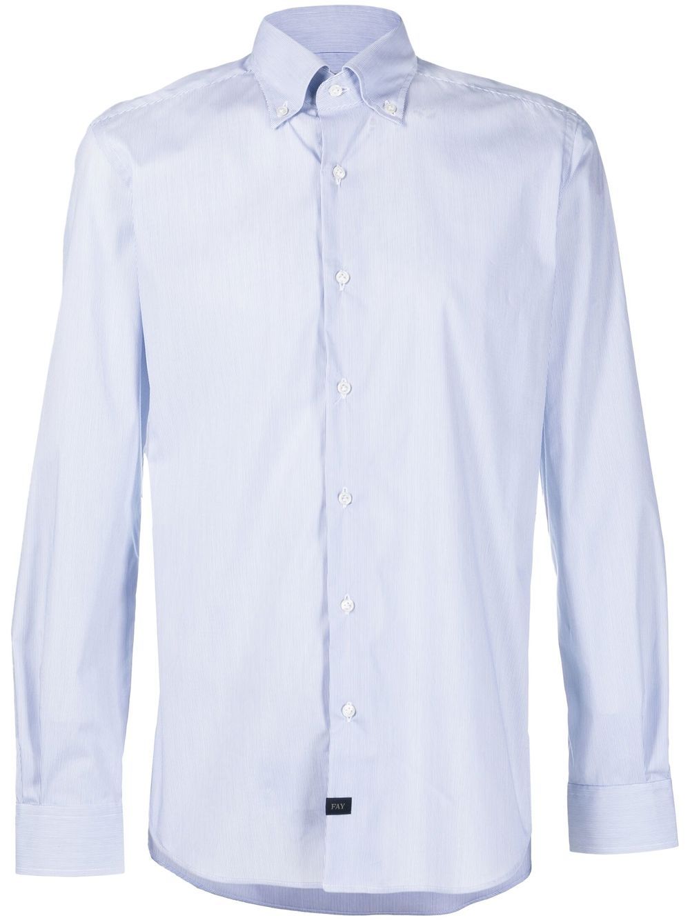 Long-sleeve cotton shirt - Blue