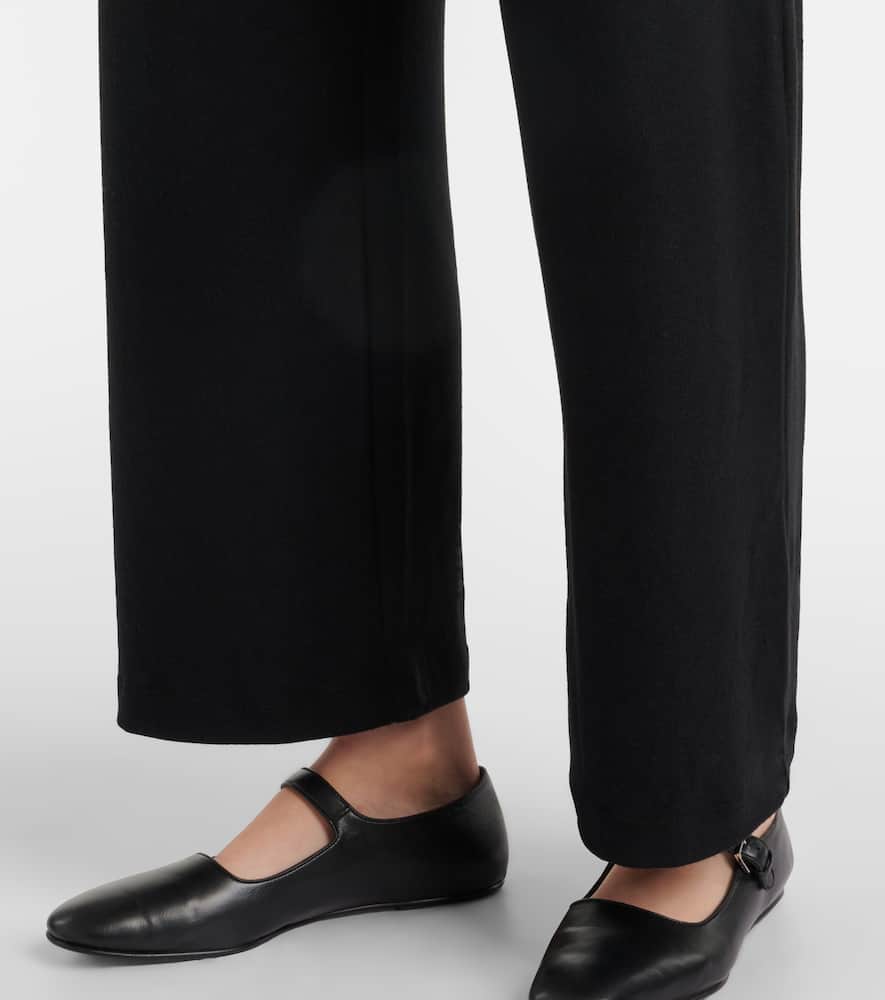 Lauren jersey wide-leg sweatpants