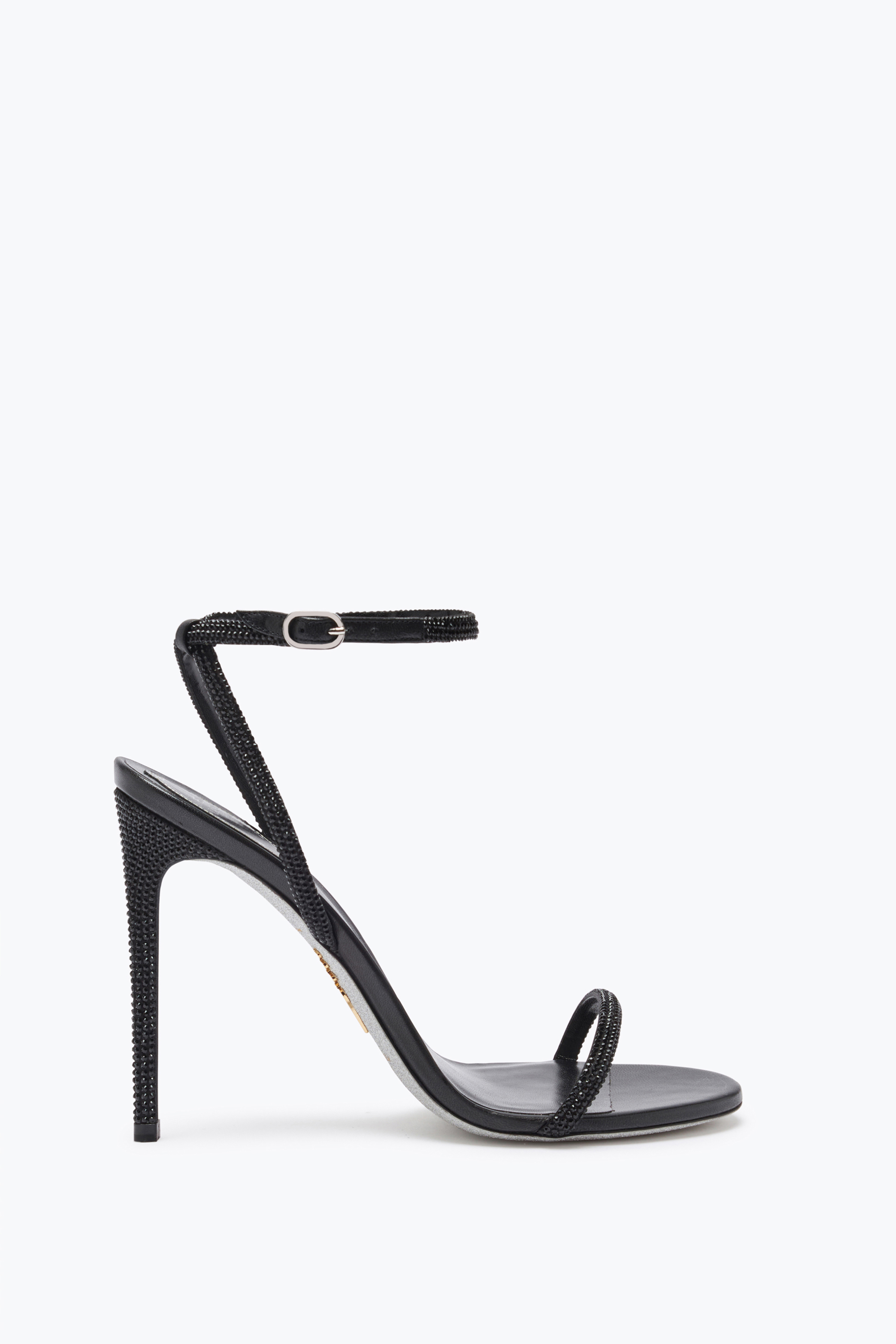 Ellabrita Crystal Black Sandal 105