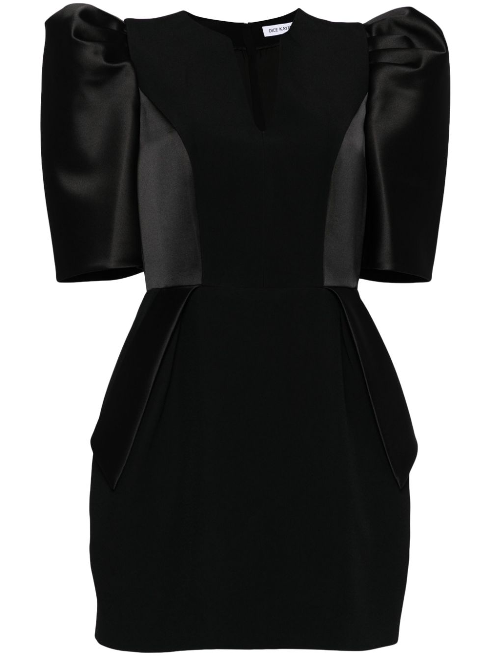 V-neck dress - Black