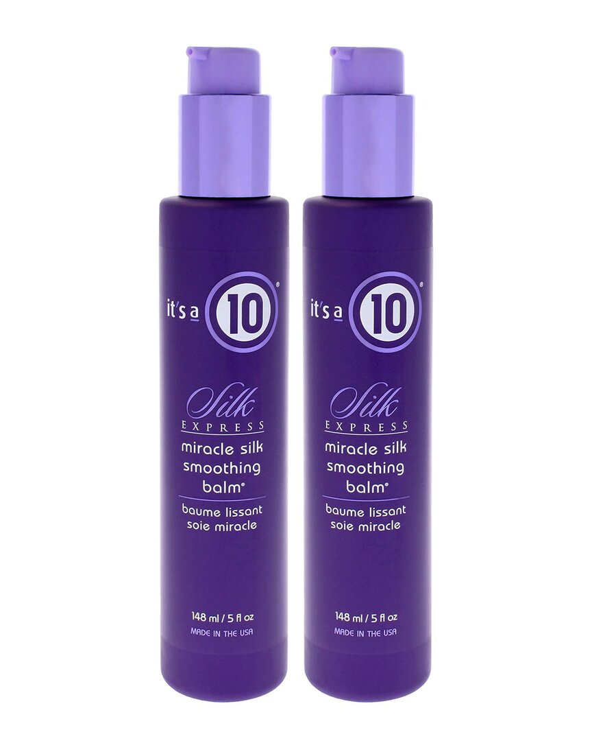 It's A 10 Unisex 5Oz Silk Express Miracle Silk Smoothing Balm - Pack Of 2