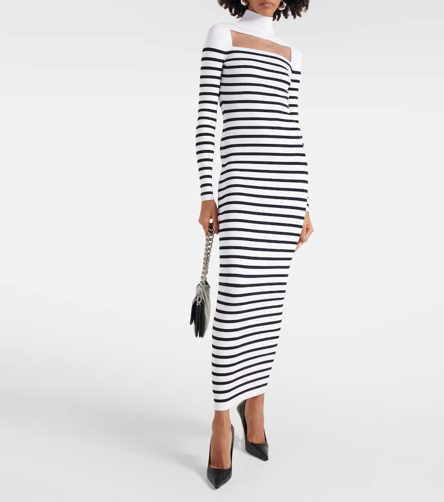 Striped maxi dress