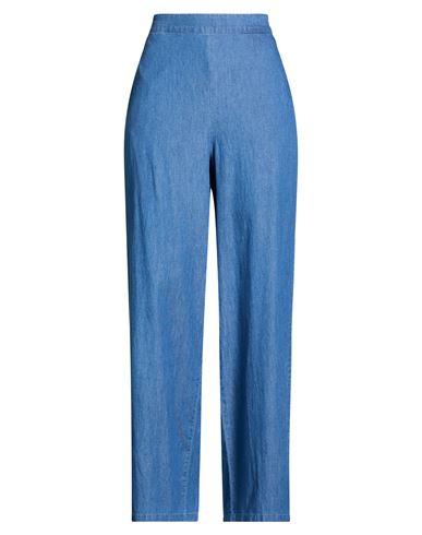Woman Jeans Blue Size L Cotton