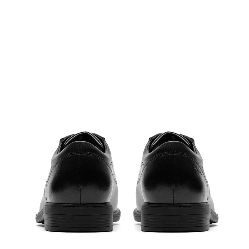 Men's Steadwell Cap Toe Oxford Shoes (Black Leather)