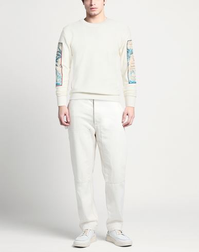 Man Sweatshirt White Size S Cotton