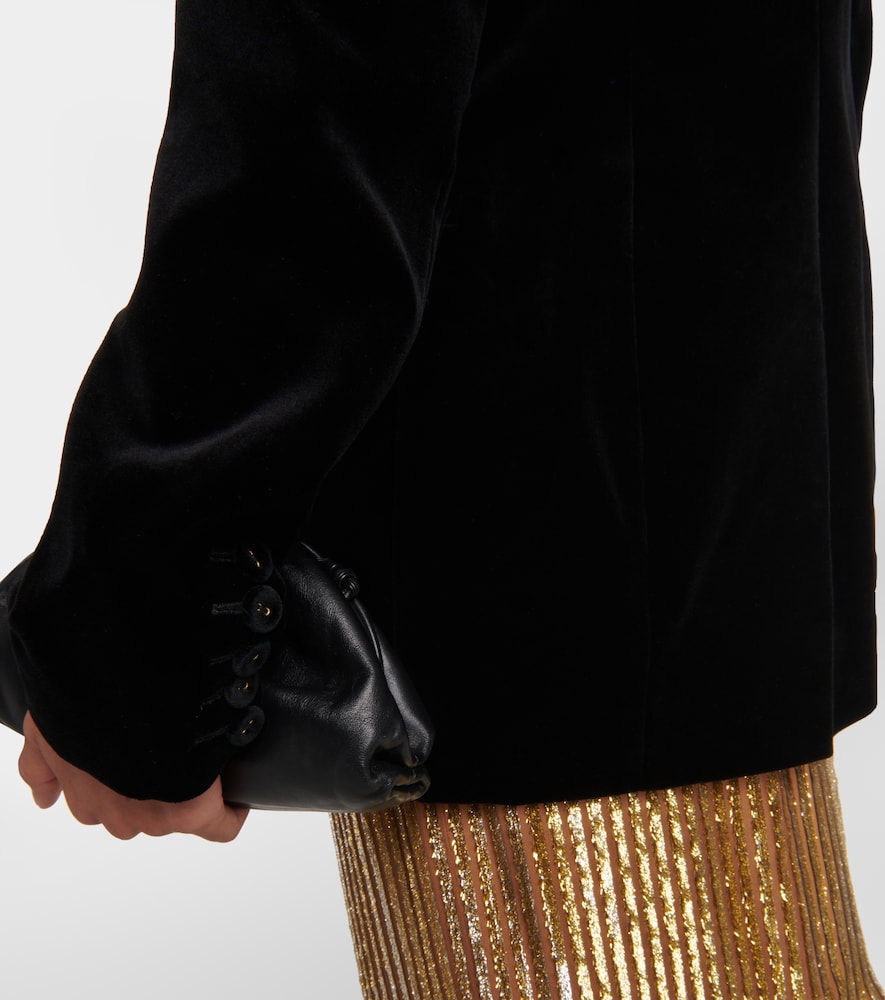 Azura cotton velvet blazer