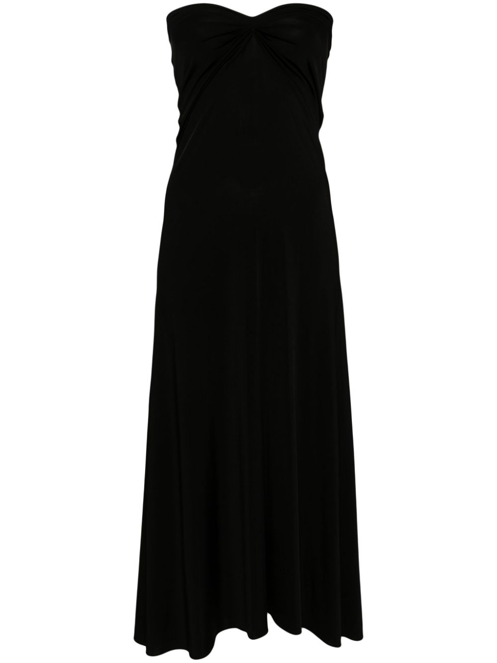 Strapless maxi dress - Black
