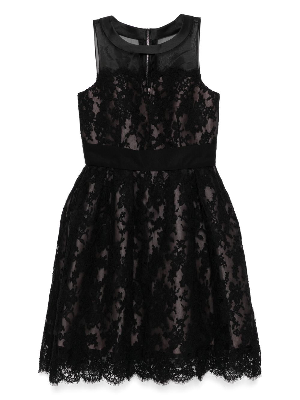 Lace mini dress - Black