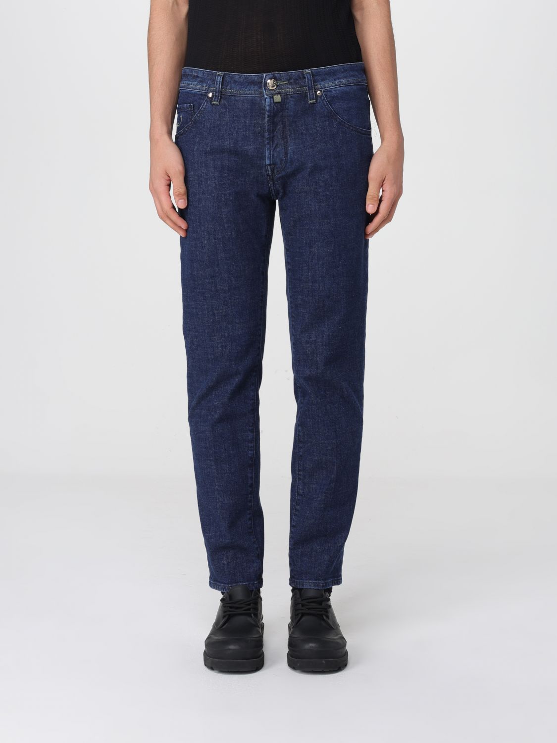 Jeans Men color Navy