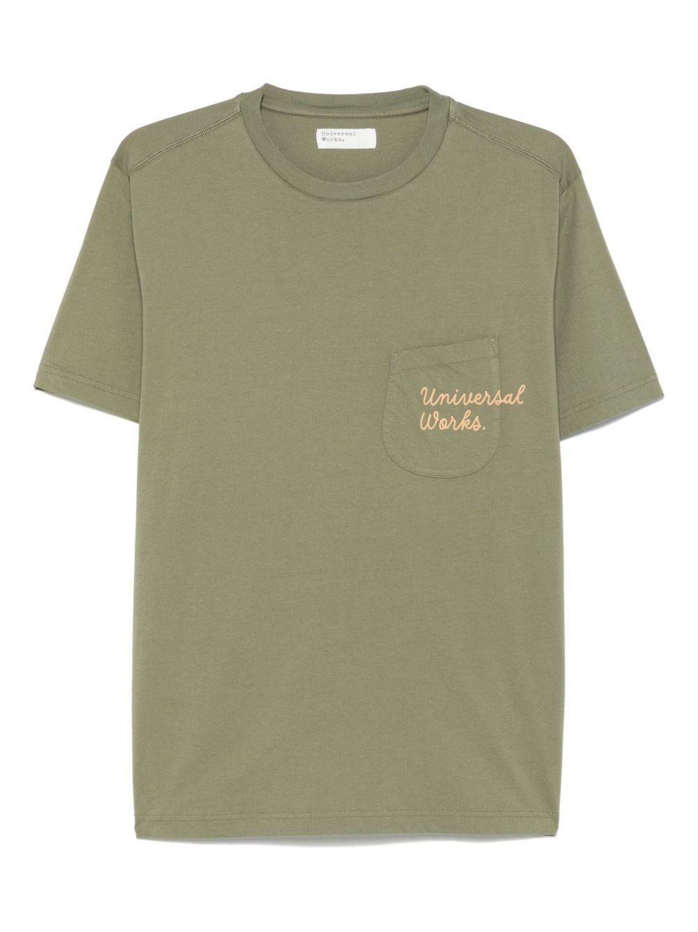 Universal Works logo-print T-shirt - Green