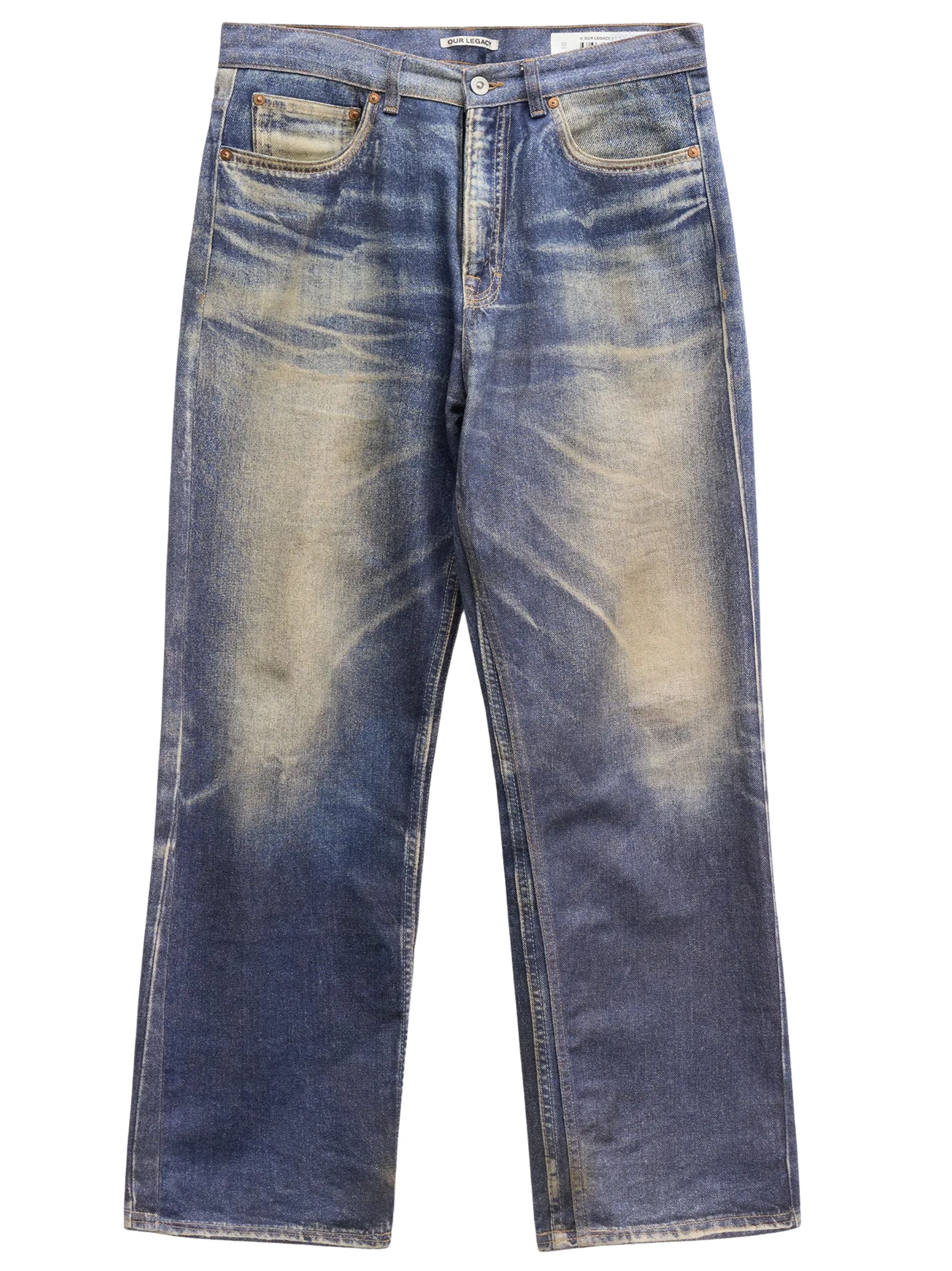 Men's 100% Cotton Printed Jeans