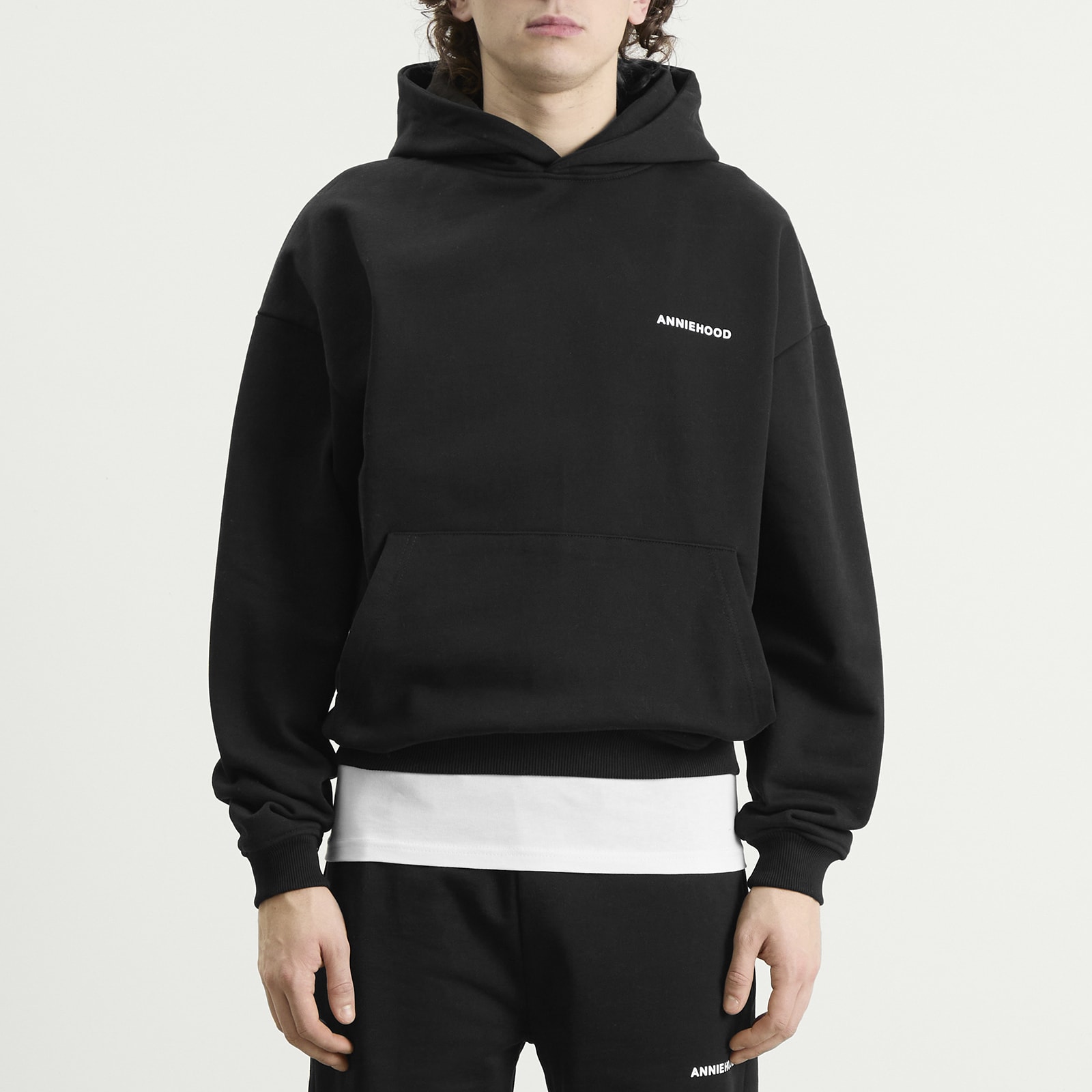 Men's Mini Logo Hoodie Black