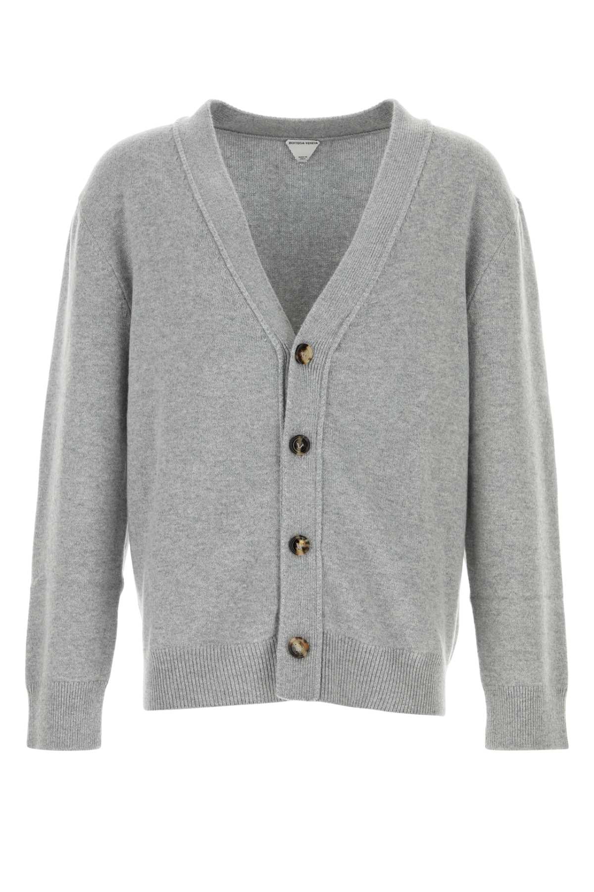 Grey Cashmere Cardigan