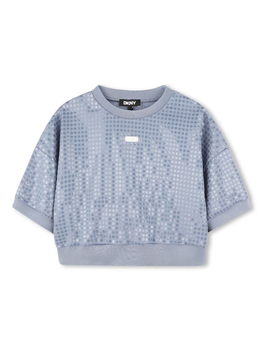 Sequin-embellished sweatshirt - Blue