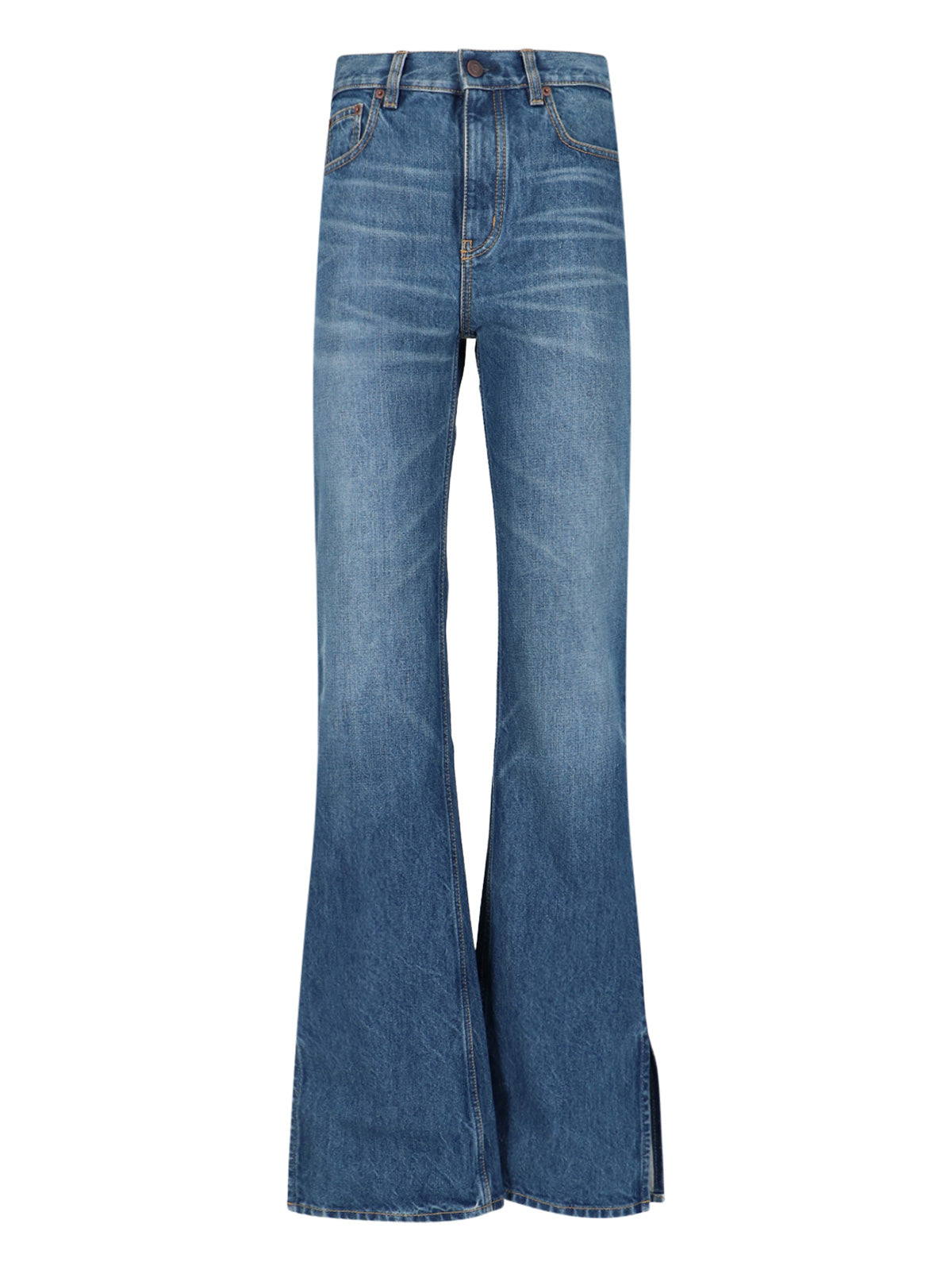Chloé Denim Jacket with Calf Leather Patch