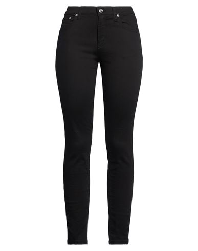 Woman Jeans Black Size 27 Cotton, Elastomultiester, Elastane