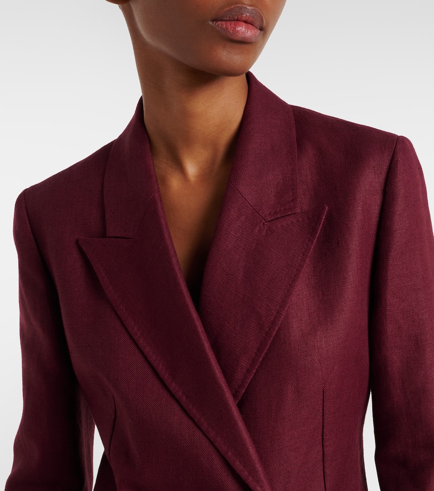 Angela linen twill blazer