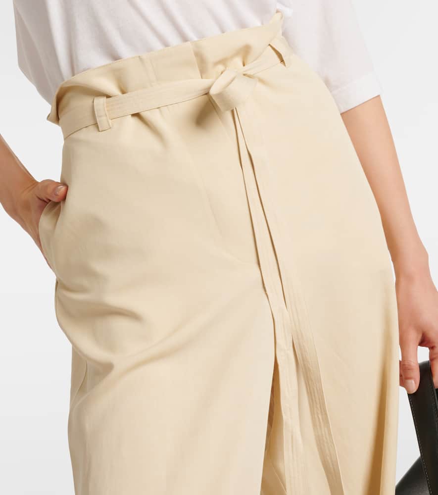 Toteme Tie-detail midi dress
