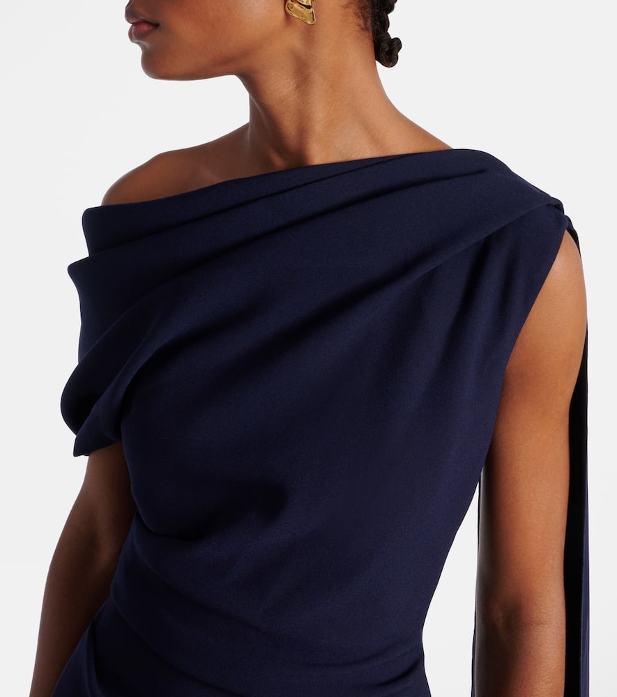 Roksanda Maite draped crêpe gown