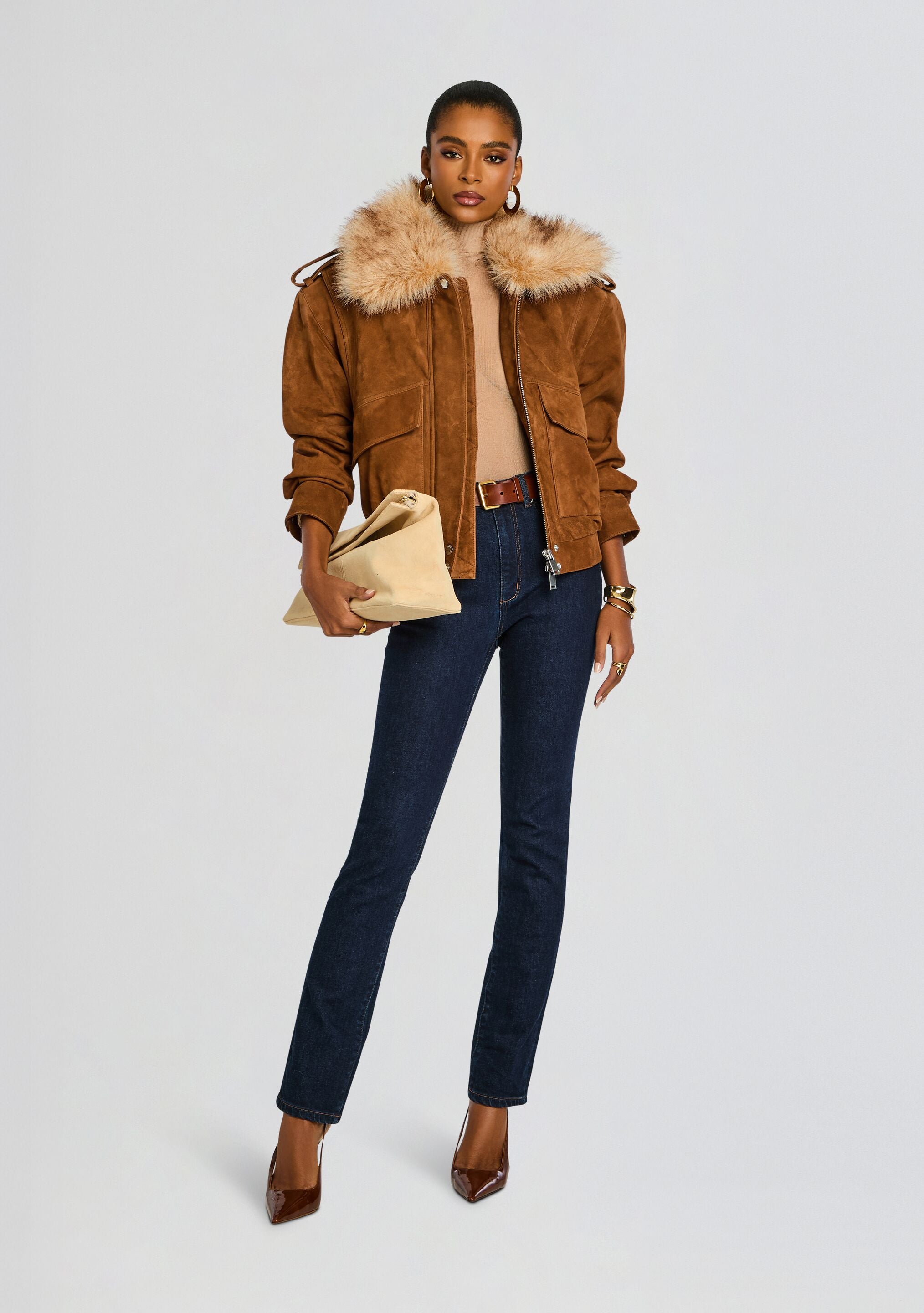 Erynn Suede Jacket