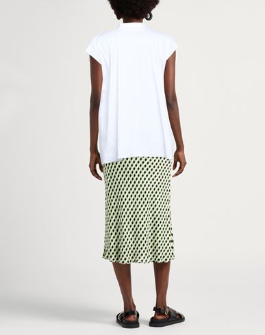 Woman Shirt White Size 8 Cotton, Polyamide, Elastane