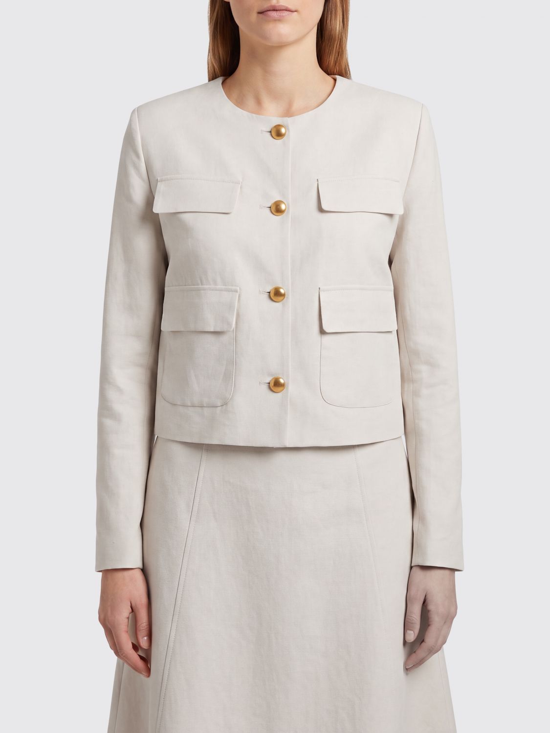 Jacket Woman color Nude