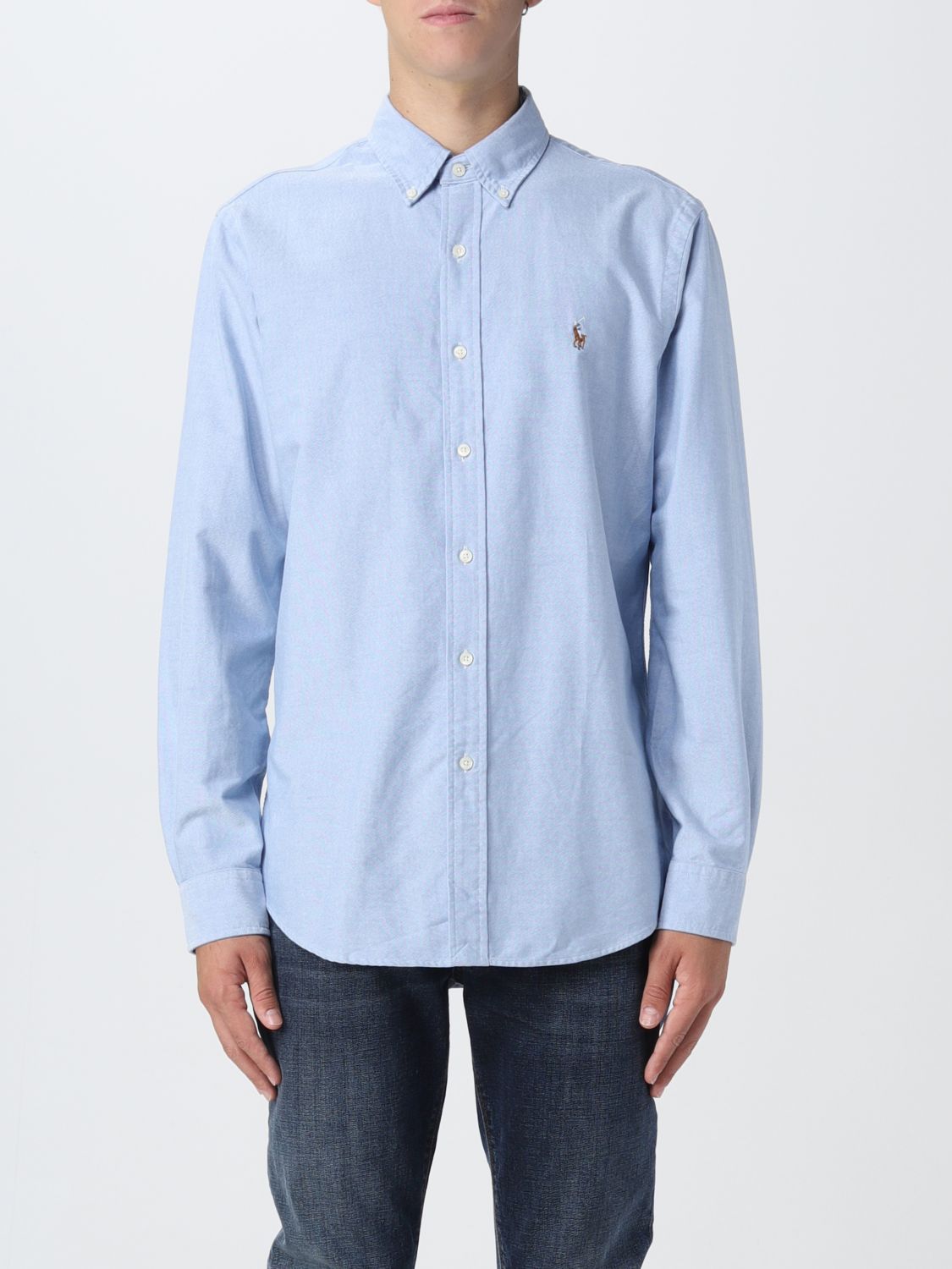 Shirt Men color Blue