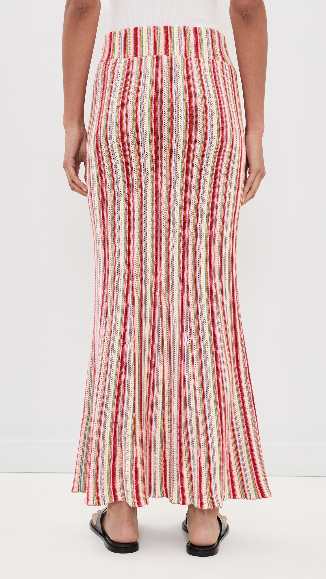 Nari Knit Skirt Havana Stripe