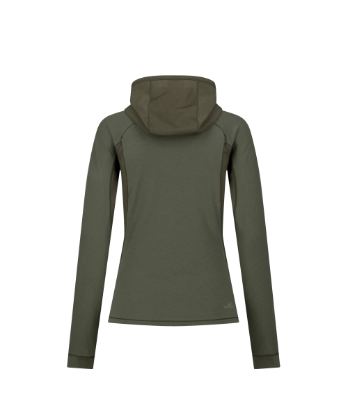 Polartec Delta FlexAir Hooded LS Tee Olive