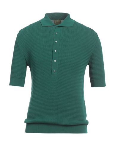 Lardini Man Sweater Green Size S Cotton