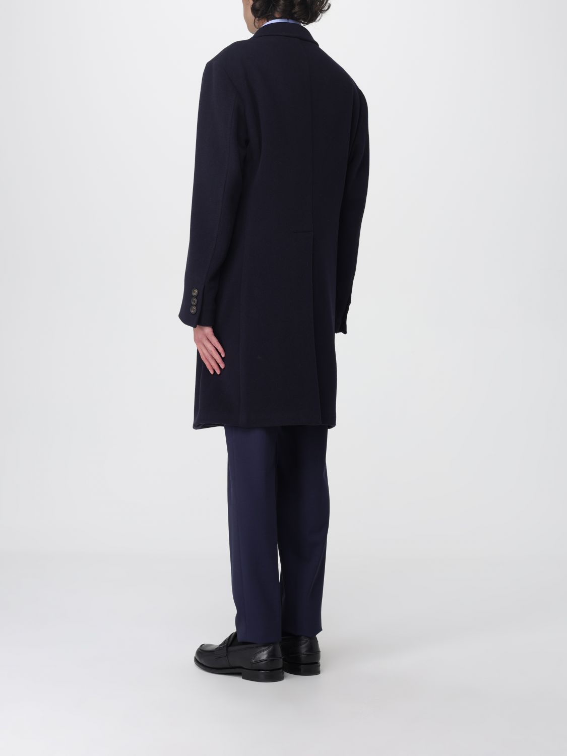 Coat Men color Blue