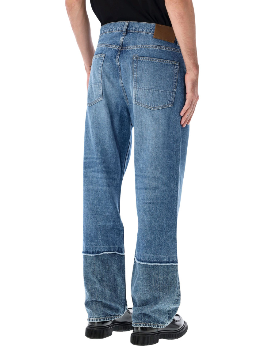 Our Legacy - wide leg relaxed trousers in deni