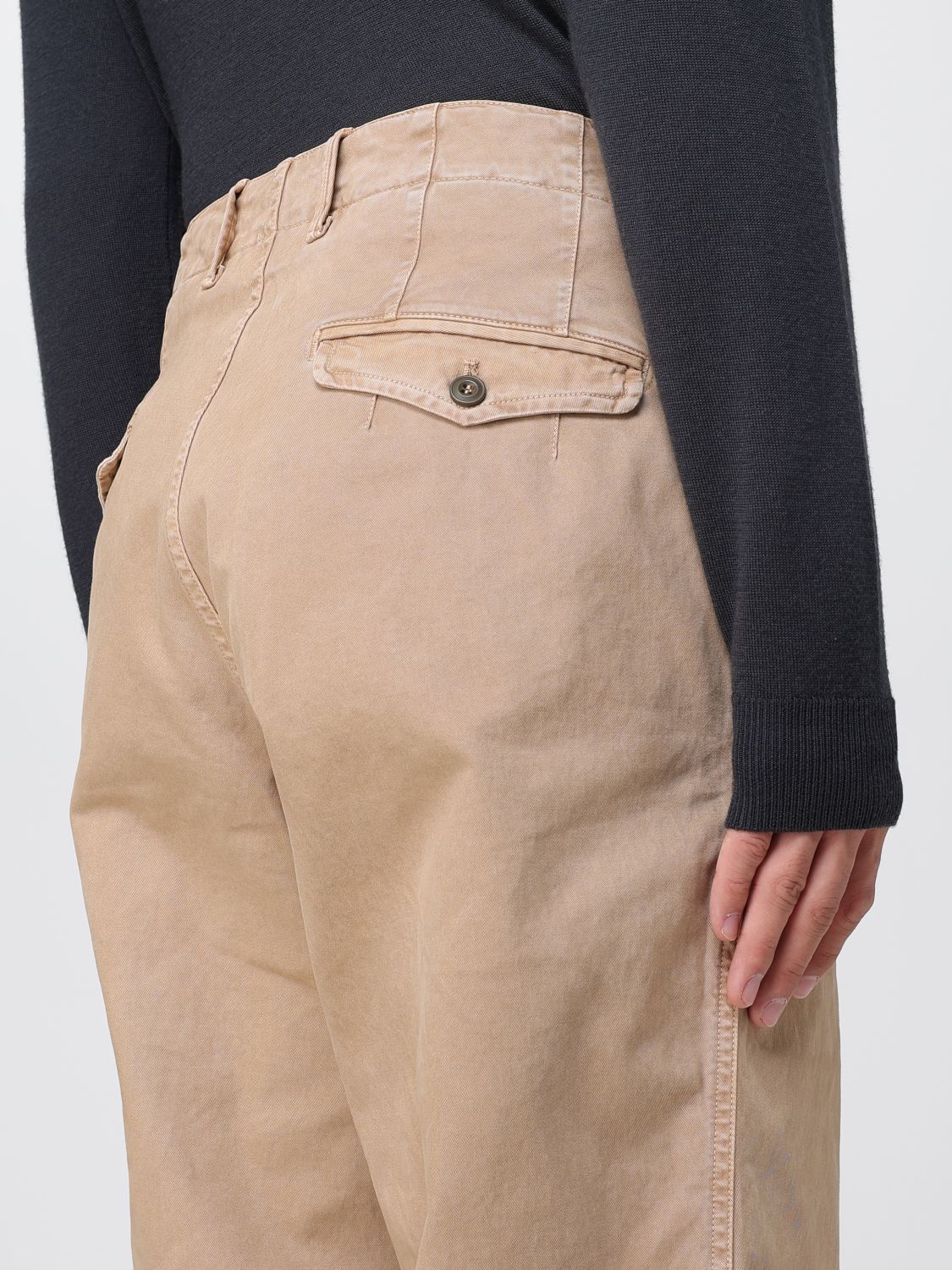Pants Men color Beige