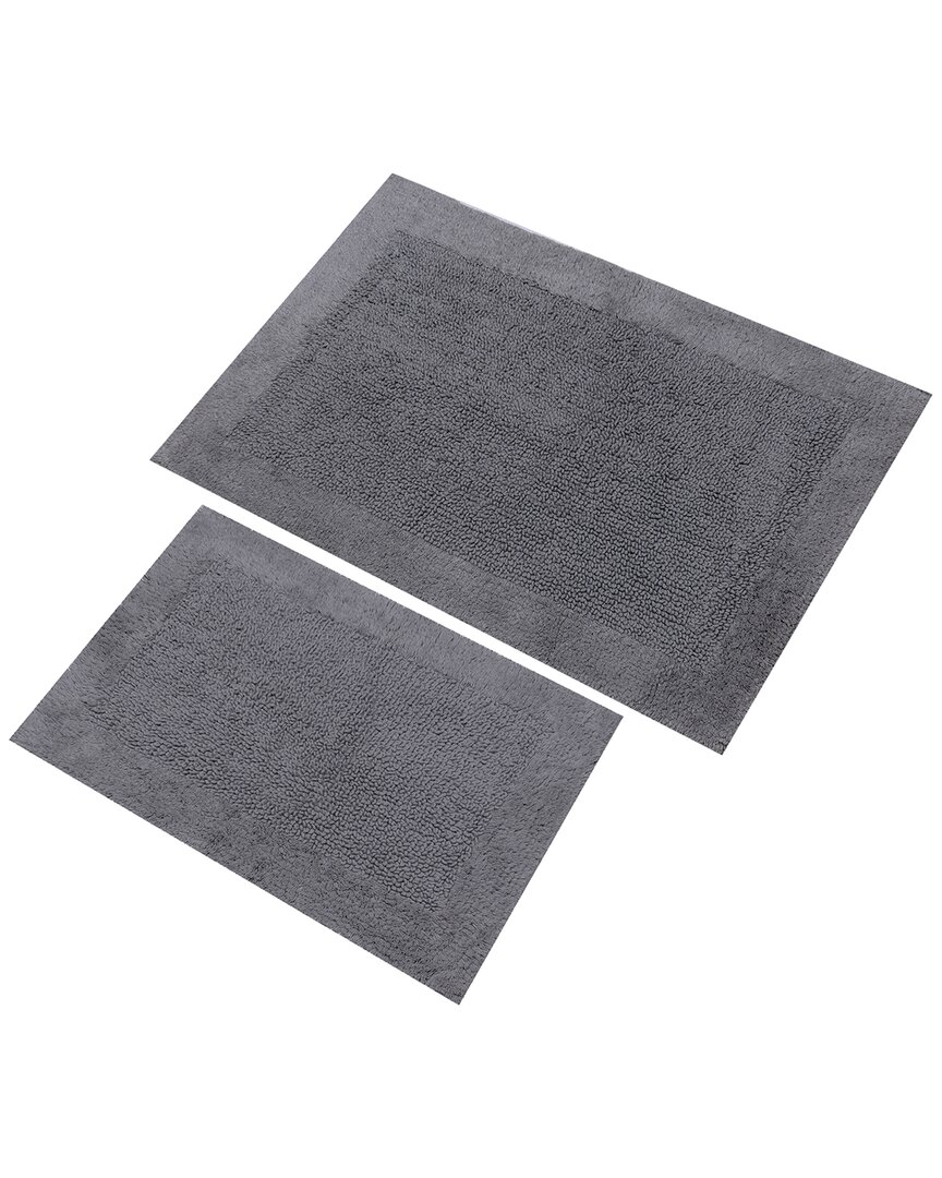 2Pc Bella Napoli Cotton Bath Rug Set