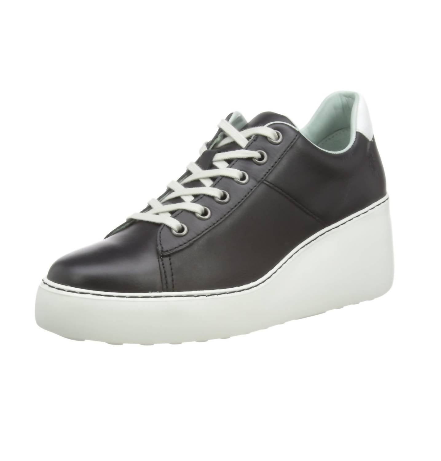 Women's Delf Wedge Sneaker In Black